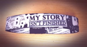 Zox bracelet "My Story isn't Finished Yet"